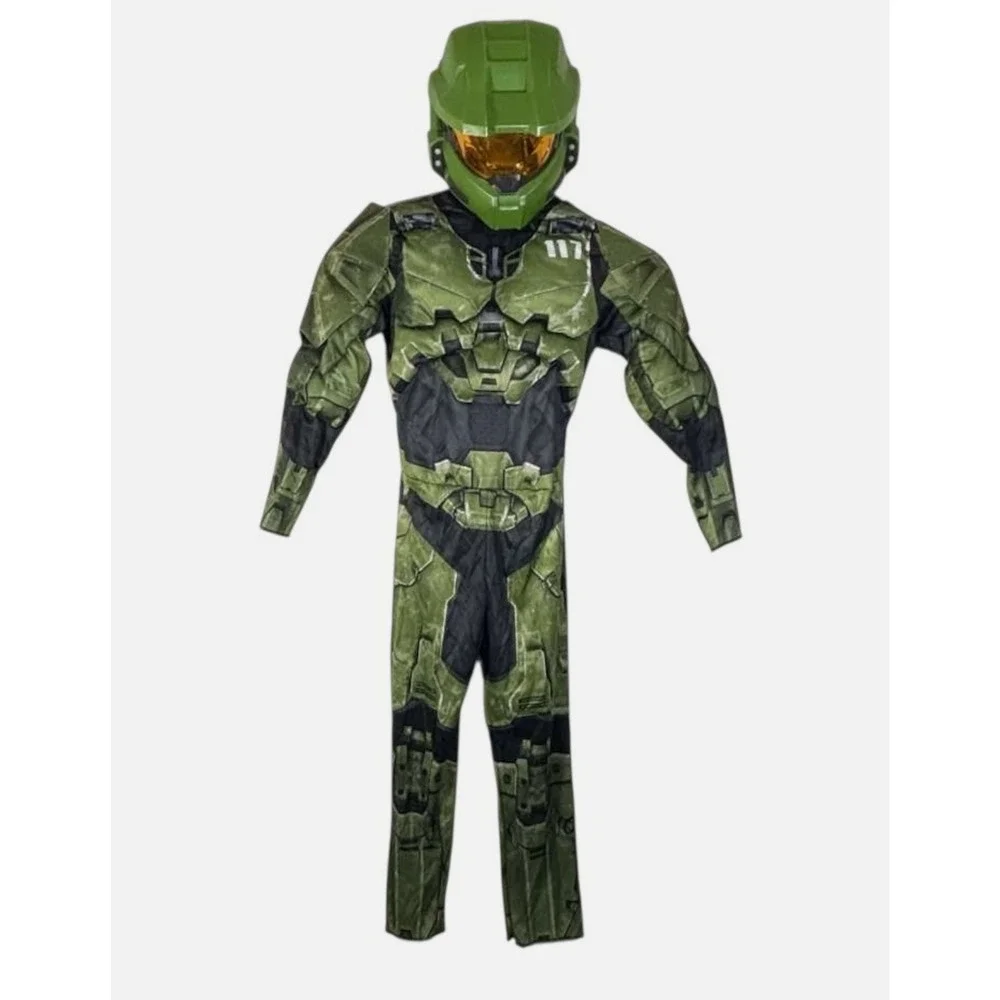 Halo Childs Infinite Master Chief Child Halloween Costume - US Size Medium (7-8)